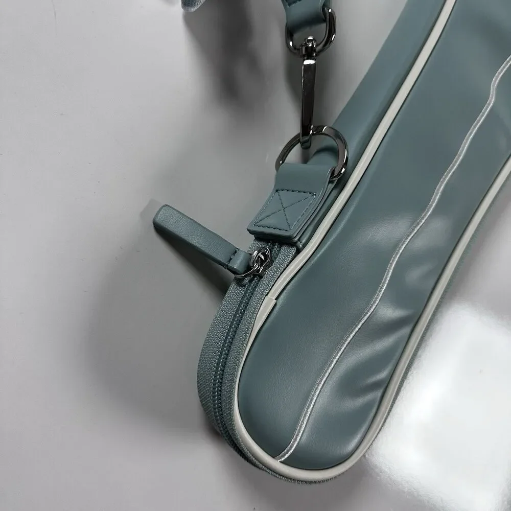 NEW Malbon Golf Paige Contour Tennis Racquet Bag Sky Blue Size OS